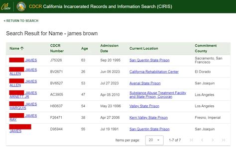 state in ca|California Incarcerated Records & Information Search (CIRIS).